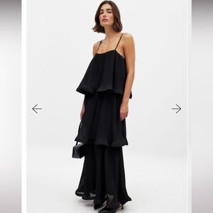 “NA-KD” Flounced Tiered Dress